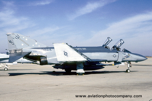 US Marines VMFA-321 McDonnell F-4S Phantom 153824/MG-05 (1988)