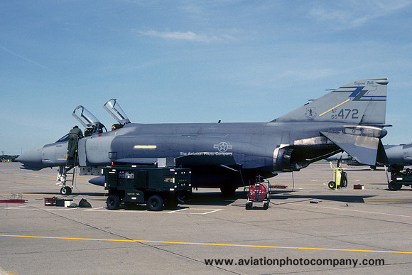 USAF New York ANG 136 FIS McDonnell F-4D Phantom 66-7472 (1988)