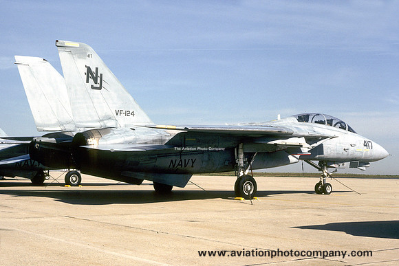 US Navy VF-124 Grumman F-14A Tomcat 161284/NJ-417 (1988)