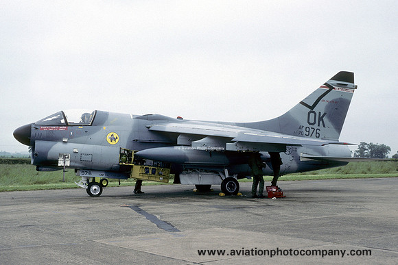 USAF Oklahoma ANG 125 TFS LTV A-7D 70-0976/OK (1988)