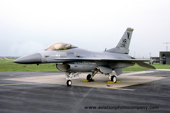 USAF 50 TFW 496 TFS General Dynamics F-16C Fighting Falcon 84-1298/HR (1988)