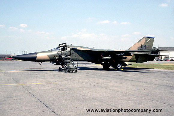 USAF 20 TFW 55 TFS General Dynamics F-111E Aardvark 68-0075/UH (1988)