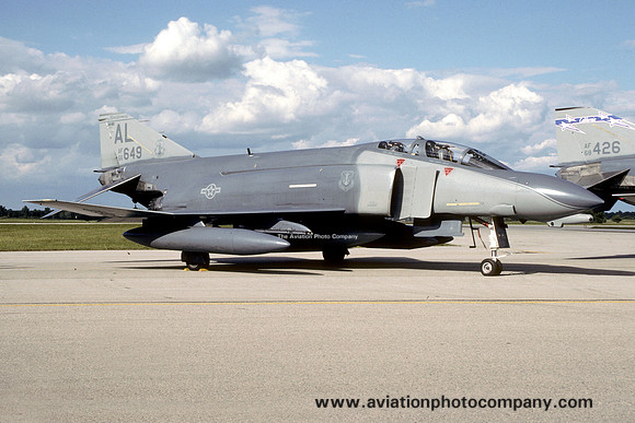 USAF Alabama ANG 160 TFS McDonnell F-4D Phantom 66-7649/AL (1988)