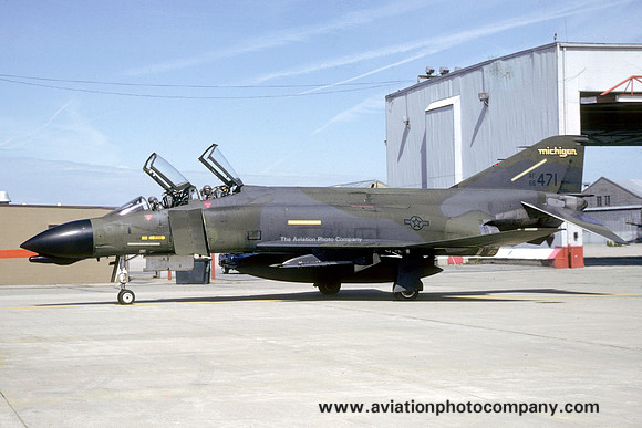 USAF Michigan ANG 171 FIS McDonnell F-4D Phantom 66-0471 (1988)