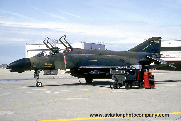 USAF Michigan ANG 171 FIS McDonnell F-4D Phantom 66-0254 (1988)