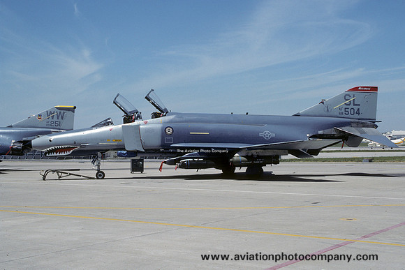 USAF Missouri ANG 110 TFS McDonnell F-4E Phantom 68-0504 (1988)