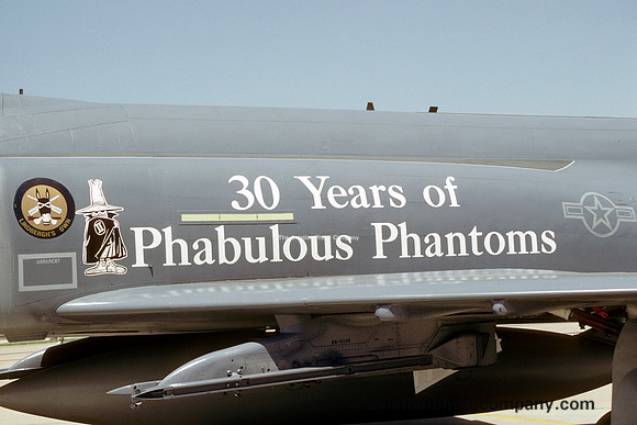 USAF Missouri ANG 110 TFS McDonnell F-4E Phantom 68-0338 (1988)