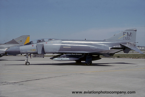 USAF AFRes 93 TFS McDonnell F-4D Phantom 66-7551/FM (1988)