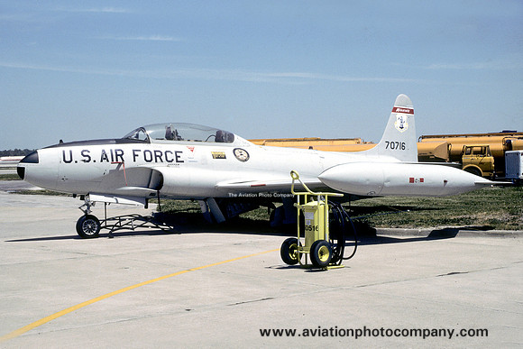 USAF Missouri ANG 110 TFS Lockheed T-33A Shooting Star 57-0716 (1988)