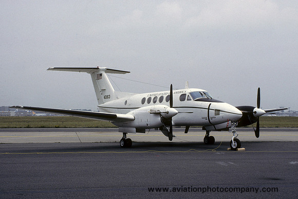 USAF 58 MAS Beech C-12F Huron 84-0163 (1988)