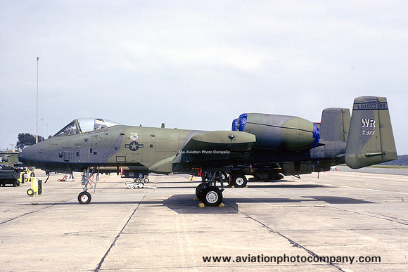 USAF 81 TFW Fairchild A-10A Thunderbolt 81-0977/WR 'Loadeo 88' (1988)
