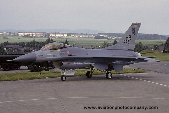 USAF 50 TFW 496 TFS General Dynamics F-16C Fighting Falcon 84-1275/HR (1988)