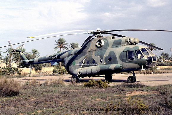 Libyan Air Force Mil Mi-8 8225 at Mitiga (2007)