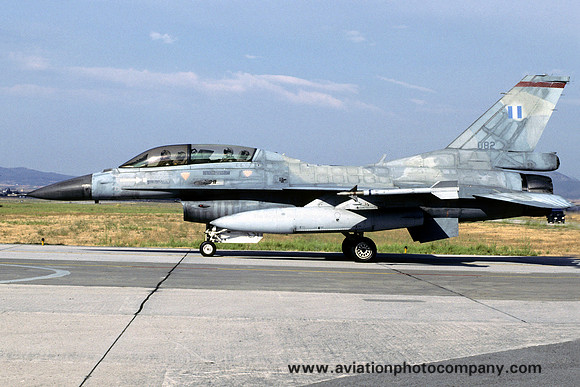 Greek Air Force 341 Mira General Dynamics F-16D Fighting Falcon 082 (2007)