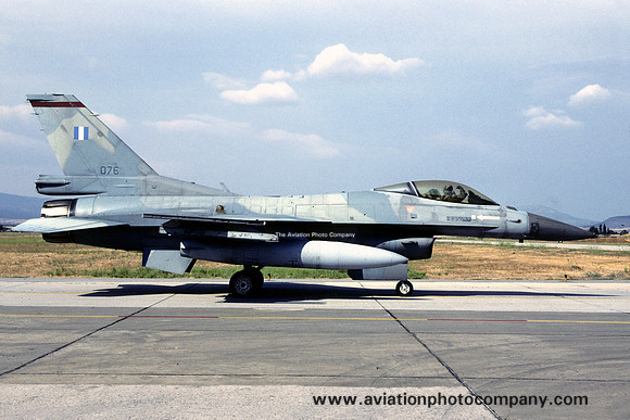 Greek Air Force 341 Mira General Dynamics F-16C Fighting Falcon 076 (2007)