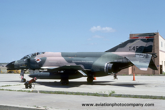 USAF Arkansas ANG 184 TFS McDonnell F-4C Phantom 63-7455 (1989)