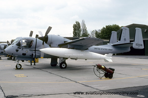 US Army 224 MIB Grumman OV-1D Mohawk 68-15938 (1989)