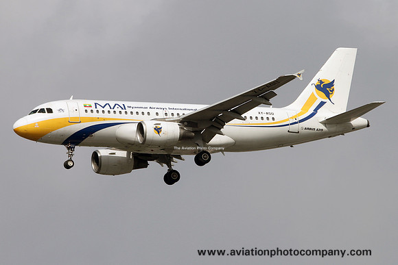 Myanmar Airways International Airbus A319-111 XY-AGU (2017)