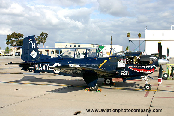 US Navy VMFAT-101 Beech T-34C Turbo Mentor 160531/SH (2007)