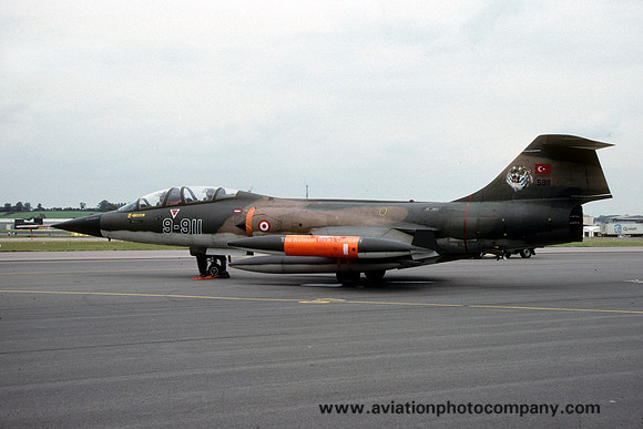 Turkish Air Force 192 Filo Lockheed TF-104G Starfighter 5911/9-911 (1991)