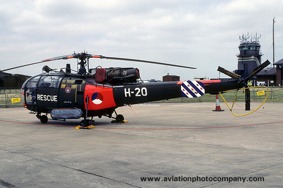 Dutch Air Force Sud Alouette III H-20 (1991)