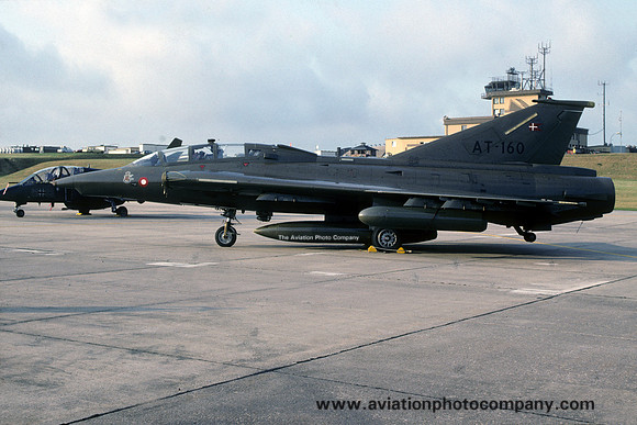 Danish Air Force Esk 725 SAAB Drken TF-35 AT-160 (1991)