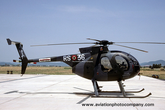 Italian Air Force RSV Nardi Hughes NH-500MD MM81352/RS-36 (1991)