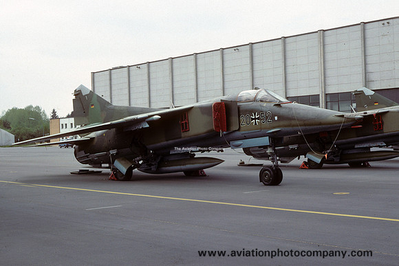 German Air Force Mikoyan MiG-23BN 20+52 (1991)