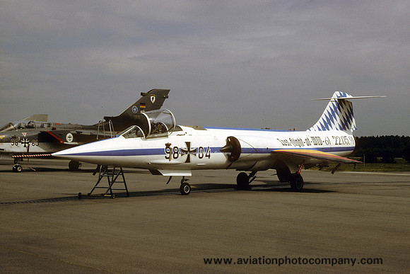 German Air Force WTD61 Lockheed F-104G Starfighter 98+04 (1991)