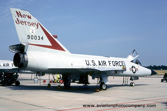 USAF New Jersey ANG 119 FIS Convair F-106A Delta Dart 59-0034 (1987)