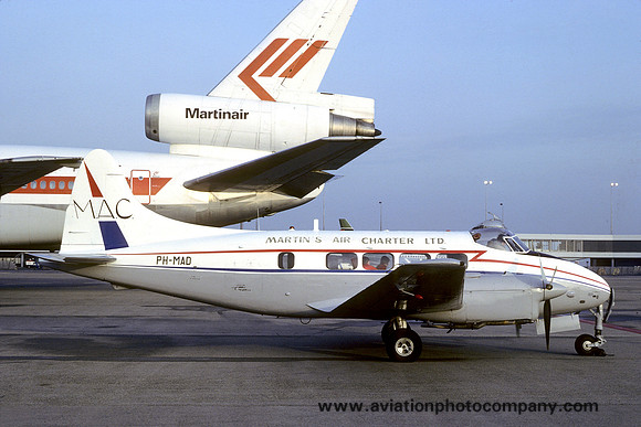 Martin's Air Charter De Havilland Dove PH-MAD (1982)