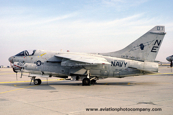 US Navy VA-25 LTV A-7E 157497/NE-407 (1982)