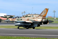 Israeli Defense Forces 107 Squadron Lockheed F-16I 803 at Lajes (2009)