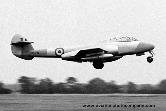 RAF Stradishall Station Flight Gloster Meteor T.7 WH241
