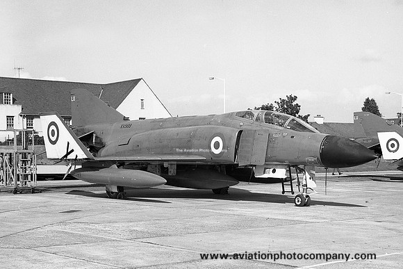 Royal Navy PTF McDonnell F-4K Phantom FG.1 XV569 at RAF Leuchars (1970)
