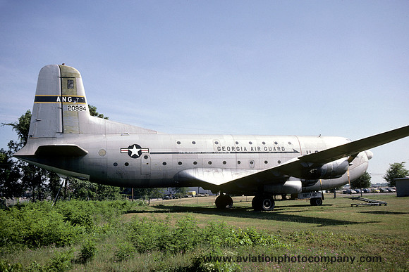 USAF Georgia ANG Douglas C-124C Globemaster 52-0994 displayed at Willow Run (1980)