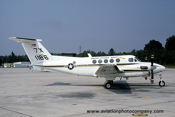 US Navy Atlanta Beech UC-12B Huron 161186/7X (1980)