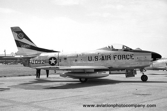 USAF 514 FIS North American F-86D Sabre 52-4092 (1959)