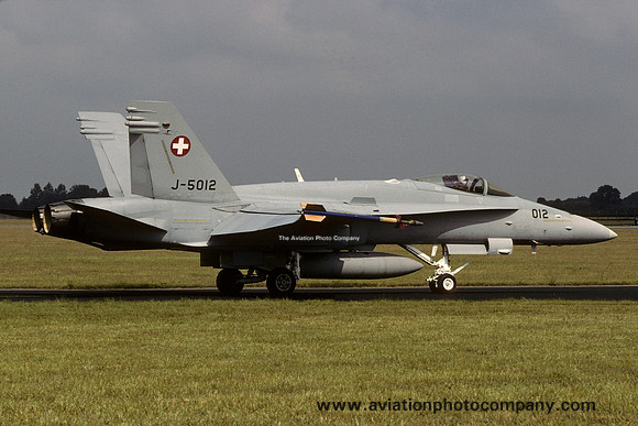 Swiss Air Force McDonnell Douglas F/A-18C Hornet J-5012 (2002)