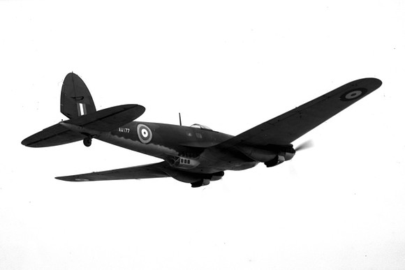 RAF Captured Heinkel He111H-1 AW177 Air to Air