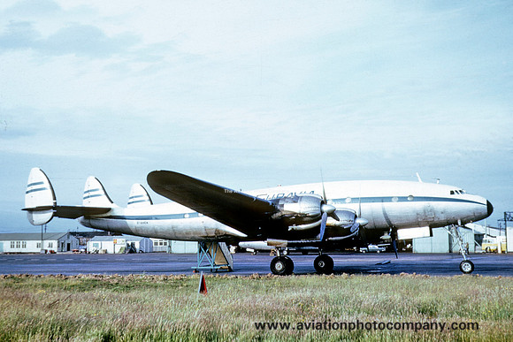 Euravia Lockheed L-049 G-AHEN at Newcastle (1964)
