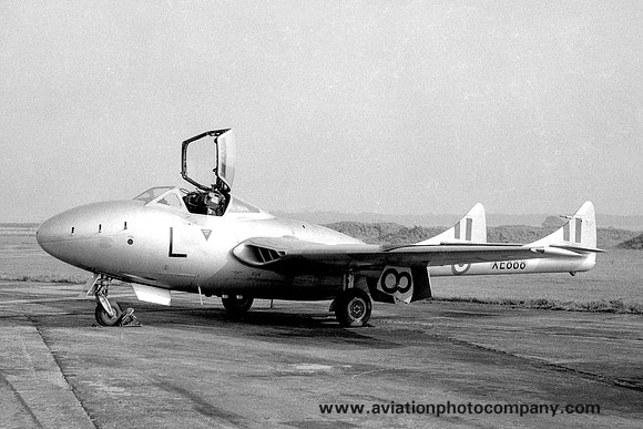 RAF De Havilland Vampire T.11 XE888/L