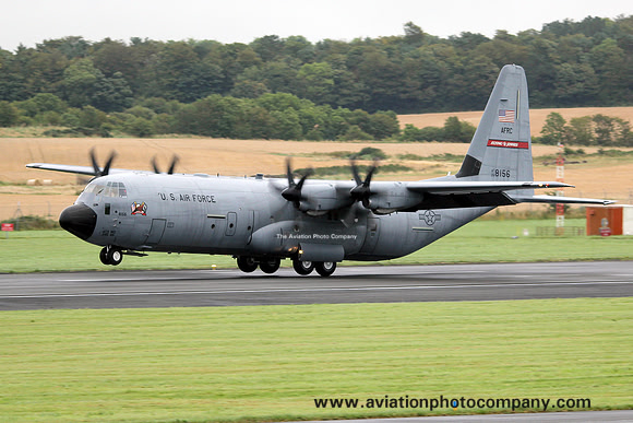 USAF AFRC 815 AS Lockheed C-130J-30 Hercules 05-8156 at Prestwick (2012)