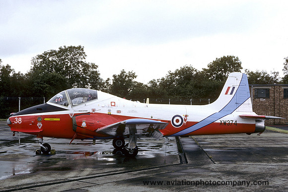 RAF Poachers Hunting Jet Provost T.5A XW374/38 (1987)