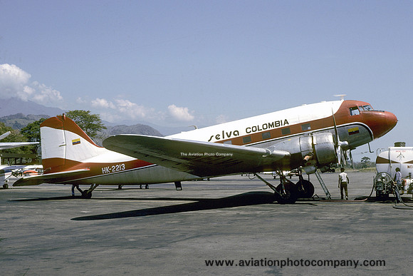 Selva Colombia Douglas C-53D/DC-3A HK-2213 (1986)