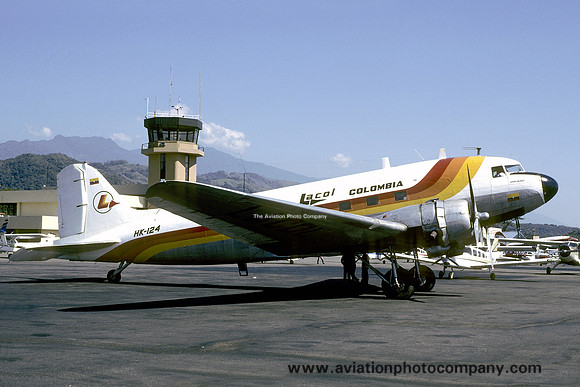 Lacol Colombia Douglas C-47 Skytrain HK-124 (1986)