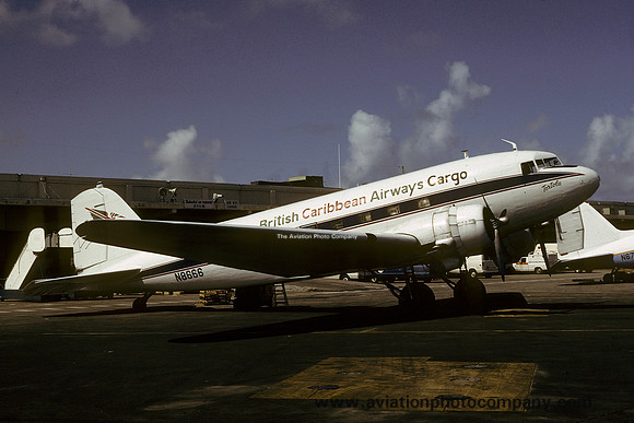 British Caribbean Airways Cargo Douglas C-47J N8666 (1984)