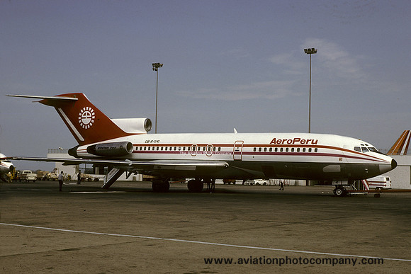 Aero Peru Boeing 727-30 OB-R-1141 (1986)
