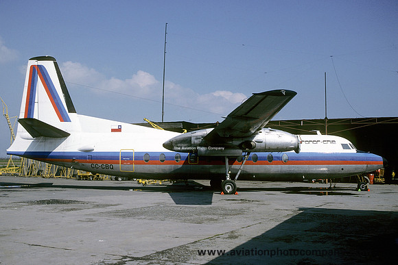 Aeronor Chile Fairchild F-27A CC-CBQ (1983)