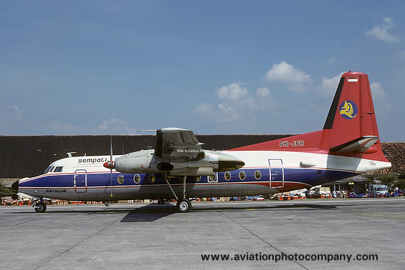 Sempati Air Transport Fokker F-27-600 Friendship PK-JFH (1980)